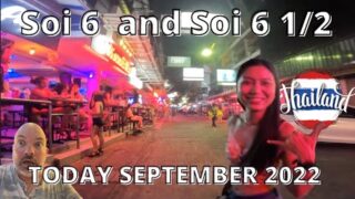 Soi 6 and Soi 6 1/2 Walk at night | Pattaya Thailand